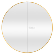 Tate Round Metal Framed Wall Mirror